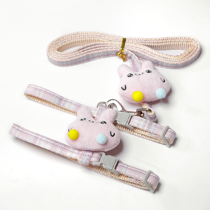 Pet Puppies Dogs Adjustable Vest Type Chest Back Walking Dog Traction Rope Small And Medium Dog Teddy Dog Rope Dog Necklace