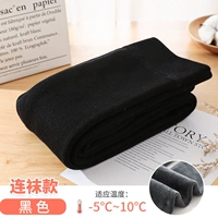 Черные носки [плюс бархатная утолщенная прямая полоса] подходит для -5 ~ 12 °