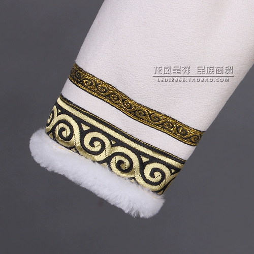 Детский зимний бархатный этнический костюм для мальчиков, увеличенная толщина, детская одежда