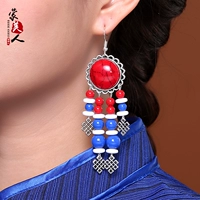 Красные серьги