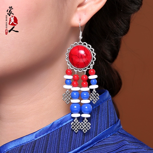 Аксессуар для волос, серьги, этнические бусины