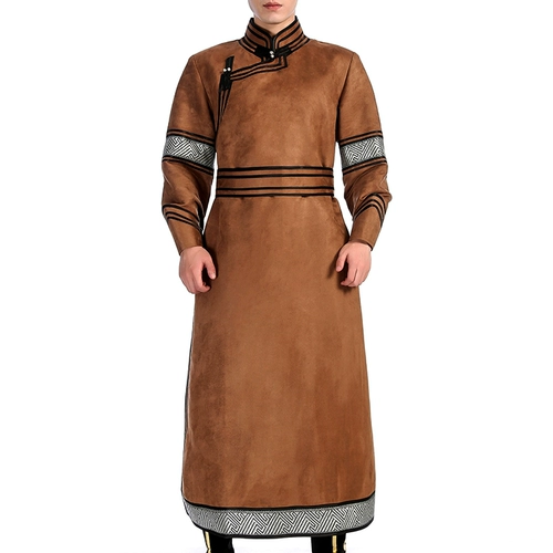 Мужская монгольская одежда имитация таблетки оленя