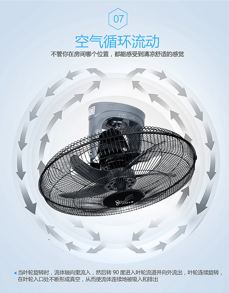 Quạt trần điều khiển từ xa 16 inch 20 inch 360 độ trần thông minh di chuyển đầu quạt ký túc xá nhà công nghiệp quạt trần - Quạt điện các loại quạt điều hòa