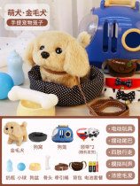 Pet dog childrens toys walking will be called wagging tail simulation electric plush dog boys and girls toys