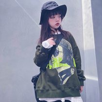 Cold bridesmaids customize male and female CUHK European and American wind pure cotton thickened sweatshirt with long sleeve blouses street dance to serve parent-child