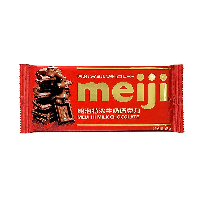 Шоколад Meiji объем 65 г молочный шоколад 56% чистый черный шоколад закуска