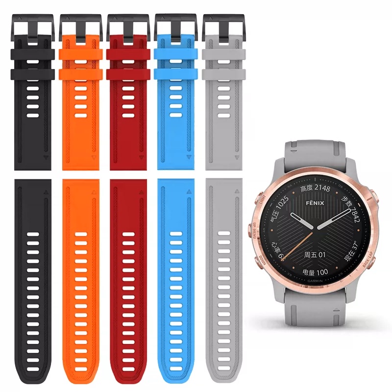 Suitable for Garmin Fenix6S/Plus/5S/Pro/Mk2S/Fenix7S Watch Silicone Quick-Release Strap