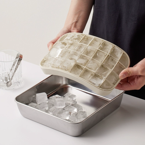 米立风物 Творческий мягкий силиконовый кубики льда Iced Ice Box Home Дополнительная пищевая коробка замороженное со льдом артефакт