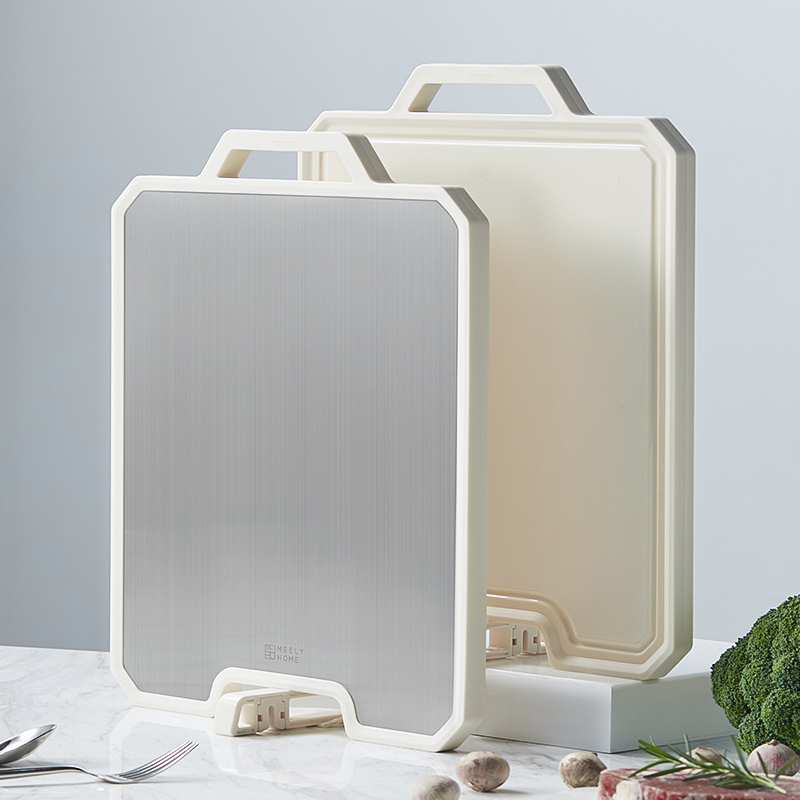 Milli Fang Kitchen Double-sided deck household antibacterial anti-mold chopping board can be stainless steel panel cutting board