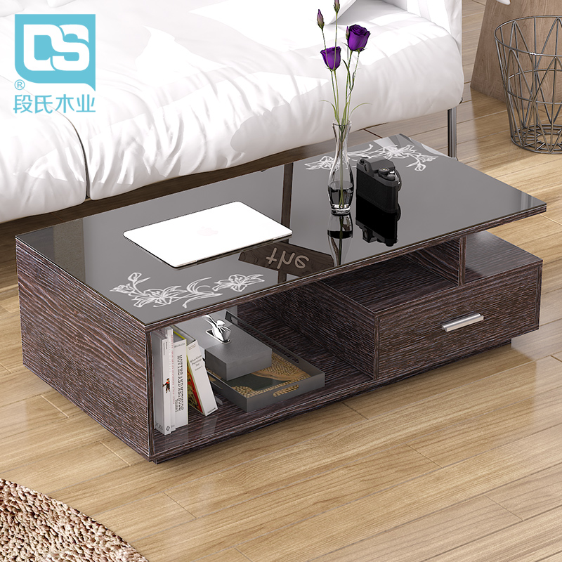 Duan Special Tea Table Tempered Glass Coffee Table Minimalist