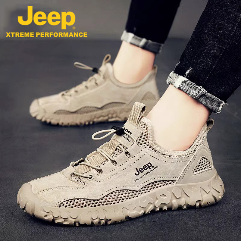 Jeep Men's Shoes Summer 2026 New Popular Outdoor Hiking Casual Breathable Mesh Sports Shoes for Men Jeep Men's Shoes Summer 2026 New Popular Outdoor Hiking Casual Breathable Mesh Sports Shoes for Men