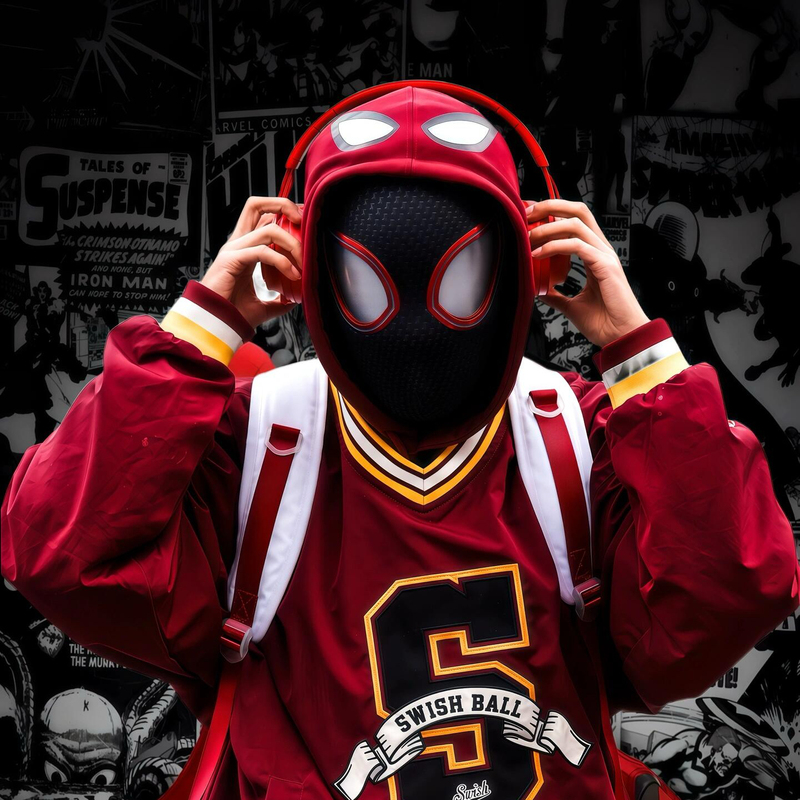 2025 New Electric Spider-Man Headgear with Movable Eyes, Miles Morales Cos Mask, Halloween Holiday Gift 2025 New Electric Spider-Man Headgear with Movable Eyes, Miles Morales Cos Mask, Halloween Holiday Gift