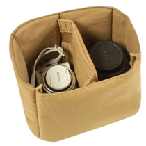 New saddle bag liner SLR camera shockproof thickened sponge compartment lens protective cover drone photography bag