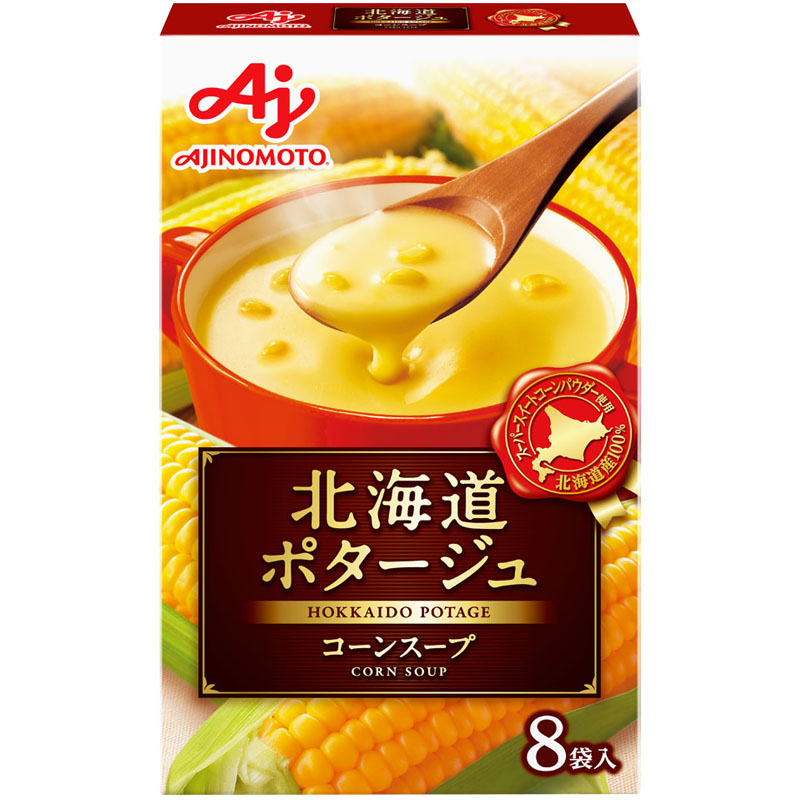 味之素日本北海道低卡早餐玉米浓汤8袋