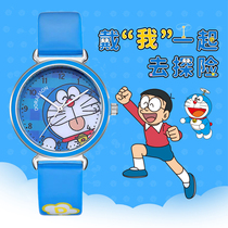 Doraemon childrens watch boys only look at time waterproof drop-proof pointer boy cute girl electronic watch