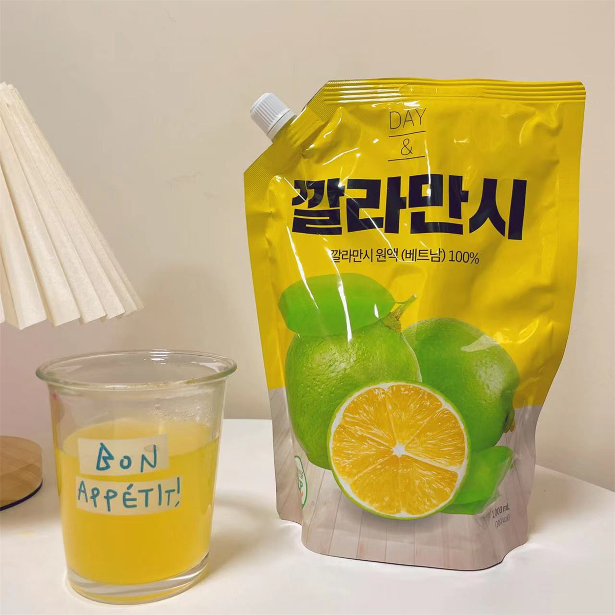 Carman Orange stock liquid 1L Korea imports snacks DAY bagged drinks office for a small red book recommendation-Taobao