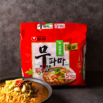 South Korea imported Nongshim radish onion Kimchi flavor instant noodles Ramen boiled noodles Jin Dao Whole package of spicy and sour garlic flavor