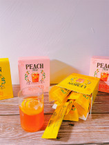 Lemon black tea Korean imported tea beverage bag fruity black tea peach flavor black tea drink powder drink lemon flavor