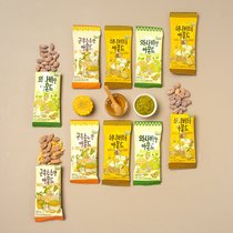 Almond cashew Korean nut snacks honey butter wasabi flavor almond mustard almond imported snacks