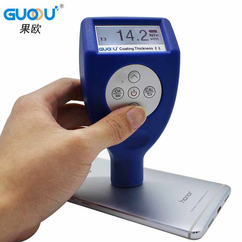Goo-coated thickness gauge Thickness Gauge Thickness Gauge Car Paint Film Instrument Paint Iron Iron Plated Zinc Iron Aluminum Dual-use Oxide Film