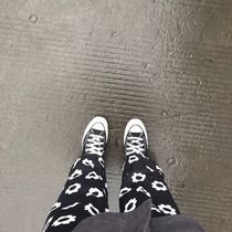 Fat sister spring 2020 new large size womens clothing suitable for crotch thigh thick pants loose wide leg pants show thin tide