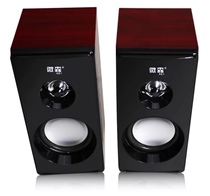 Microsen A61 all-wooden desktop computer audio notebook small speaker USB multimedia 2 0 subwoofer