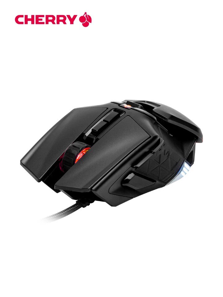 Cherry Cherry MC9620 Cable RGB Backlit Mechanical Slide Mouse Pen Electric Race Eating Chicken Game