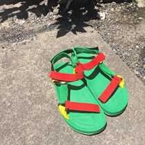 Overseas D Buy Jamaican gameplay hippies ultra-light hit colour Popcool Shoe