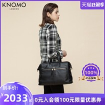 KNOMO UK Audley leather womens bag handbag fashion 14 inch computer womens bag cowhide shoulder handbag