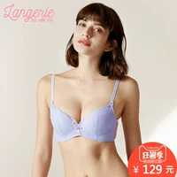 Lan Zhuoli sexy ren không có vòng thép đồ lót nữ ngực nhỏ thu thập cô gái áo ngực áo lót thể thao