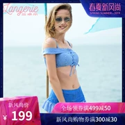 Chất lượng và thời trang mới Lan Zhuoli không có áo vest ngắn bikini bikini nóng bỏng mùa xuân - Bộ đồ bơi hai mảnh