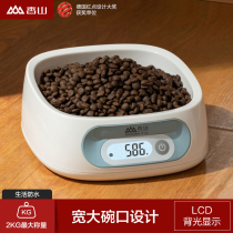 Fragrant Mountain Pet Scales Weighing Bowls of dogs Dogs Pots for feeding bowls Food bowls and dogs Dog Food Bowls kitten Cat Bowl Cat Food Basin