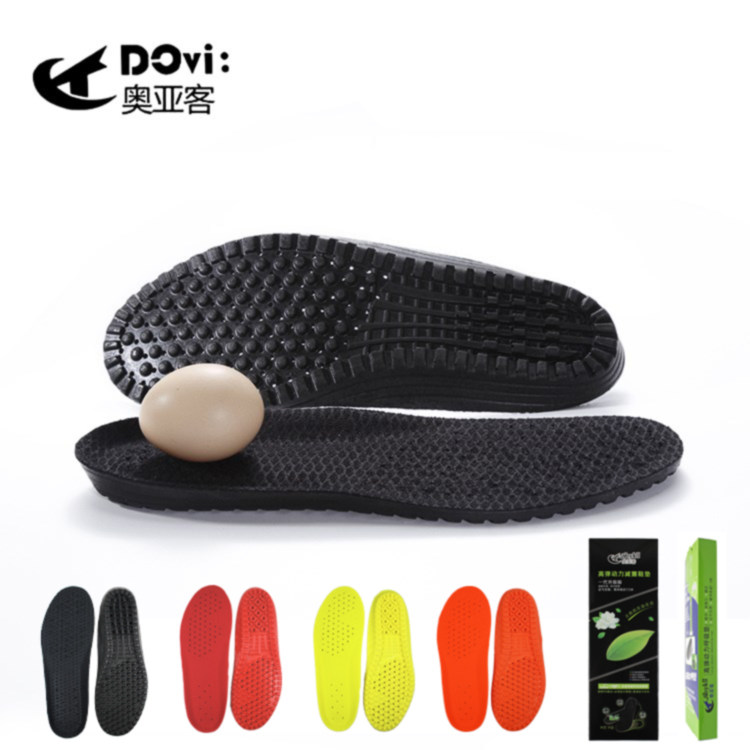 Wuzhou Sports Aoyak insoles men's and women's thick badminton sports insoles sweat-absorbing non-slip shock absorption