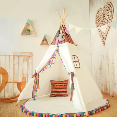 ins Nordic soft clothing Indian children's tent Reading corner Indoor game house Children's room decoration photography props