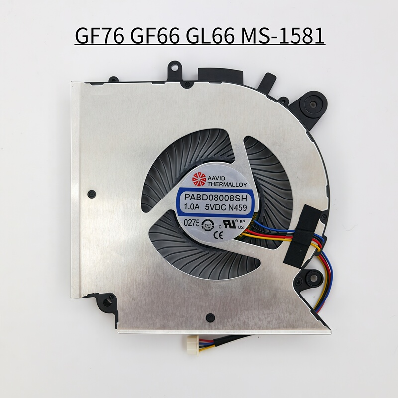 Used for Msi Warrior 66 Gf76 Gf66 Gl66 Ms-1581 1583 Fan N459 N460
