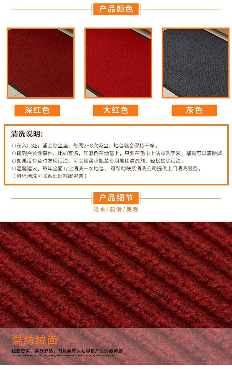 Tùy chỉnh có thể cắt thảm phòng tắm sọc cửa thảm PVC chống trượt cửa thảm thảm cửa thảm xốp gấp gọn