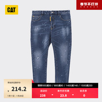 ( Men and women of the same paragraph )CAT Carter's new white-bred jeans in autumn 2020