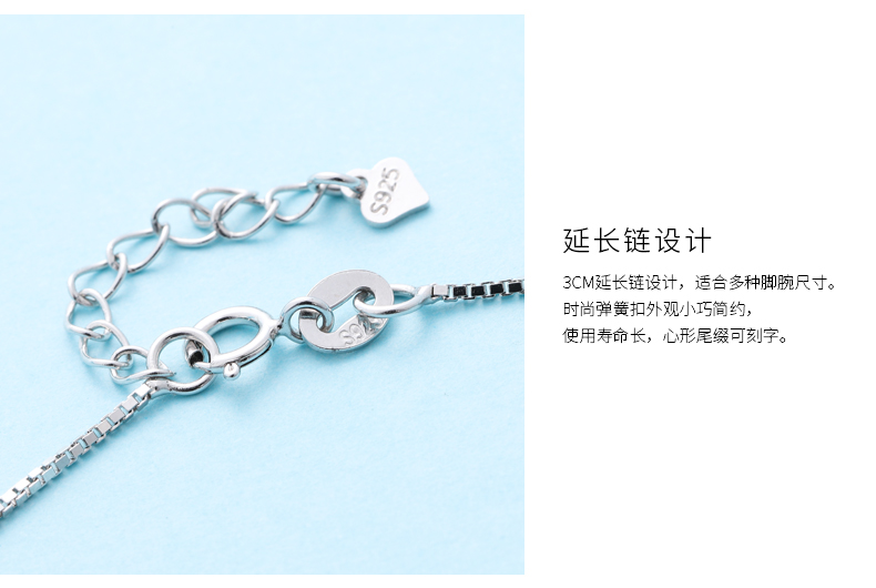 Bracelet de cheville Femme KAILA en Argenterie - Ref 3104792 Image 16