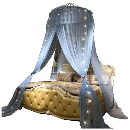 Dome ceiling suction ceiling mosquito net princess wind hanging round 1 5 1 8 2m m bed mantle single double