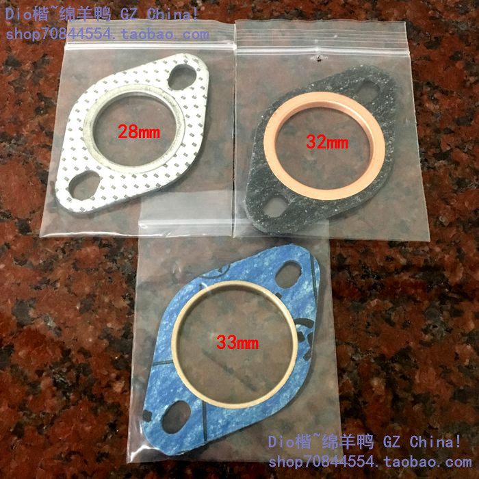 Taiwan Premium Exhaust Mat DIO Retrofit Exhaust Mat: 28mm32mm33mm