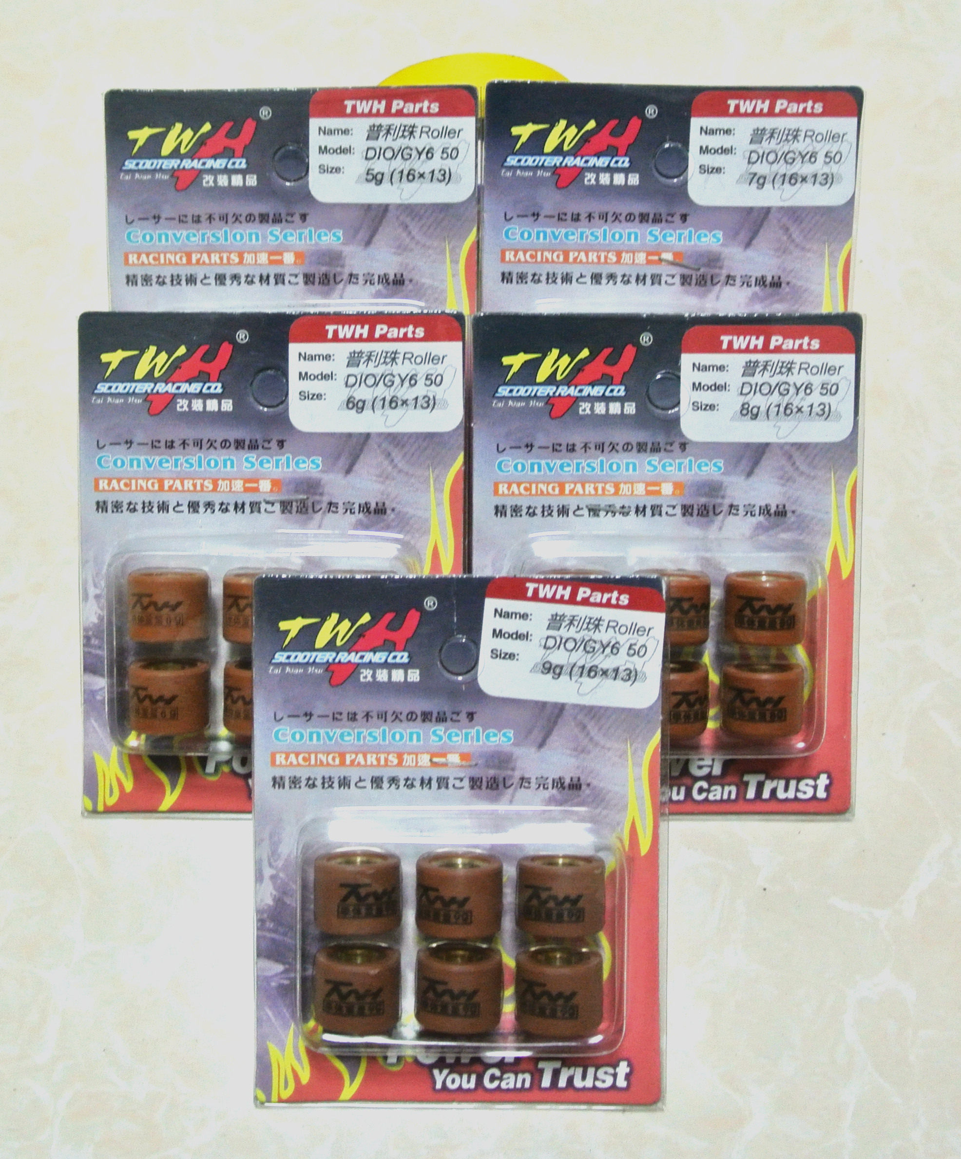 Taiwan TWH Dio50 Pulley Ball High Quality Pullet Pearl