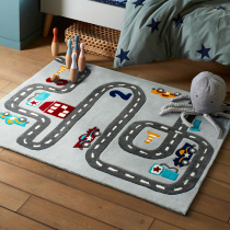 Childrens carpet bedroom full summer baby custom living room reading area cartoon car boy crawling mat