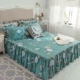 Khăn trải giường bằng vải cotton trải giường đơn mảnh chống trượt ga trải giường 1.8x2.0x2.2m trải giường phủ bụi mùa hè - Váy Petti