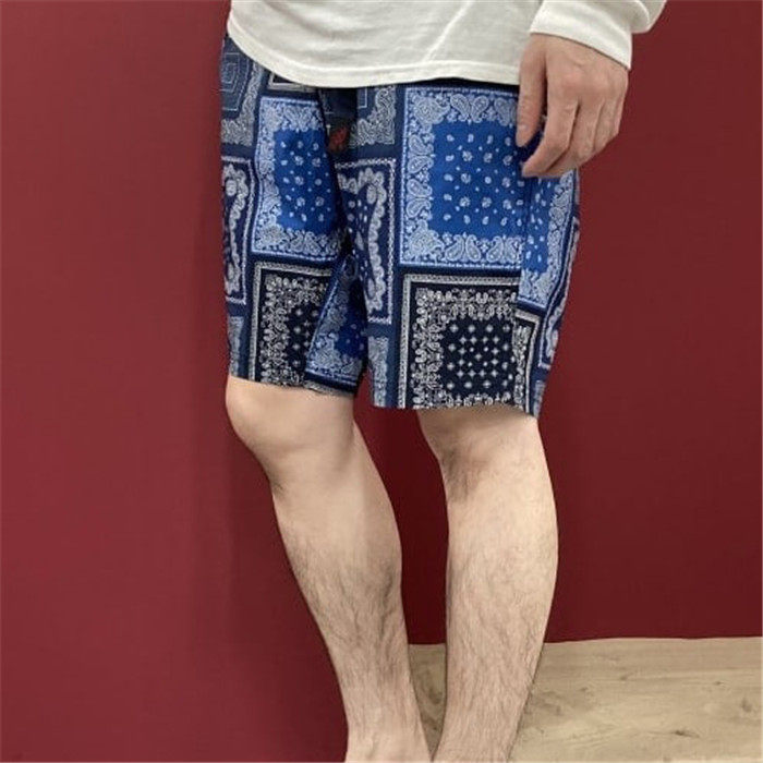National warehouse BEAMS LIghts xGRAMICCI BANGANA SHORTS Waist Fruit Patterned Casual Shorts