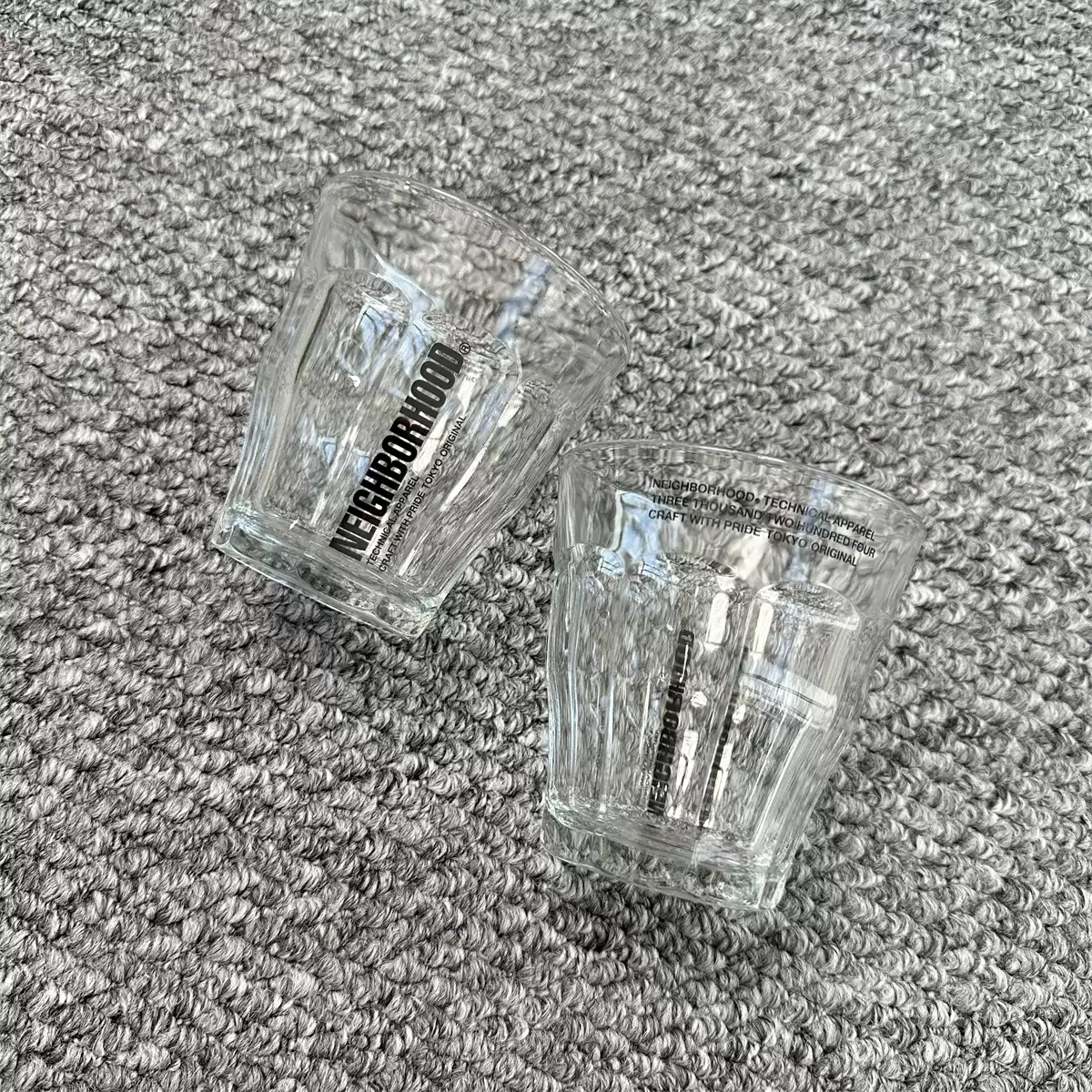 国仓壹树NEIGHBORHOOD LOGO DURALEX GLASS SET 玻璃水杯25SS