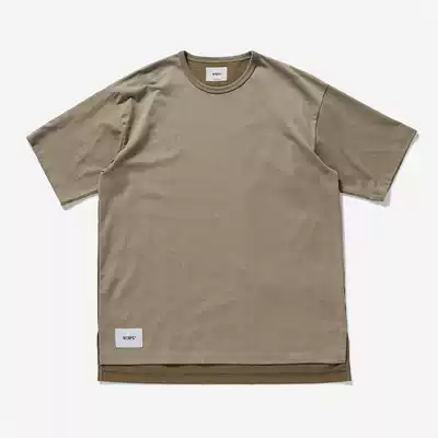 (GUOCANG)YISHU WTAPS CLUTCH SS COPO SOLID COLOR ROUND NECK SHORT-SLEEVED T-SHIRT 21SS 5 22