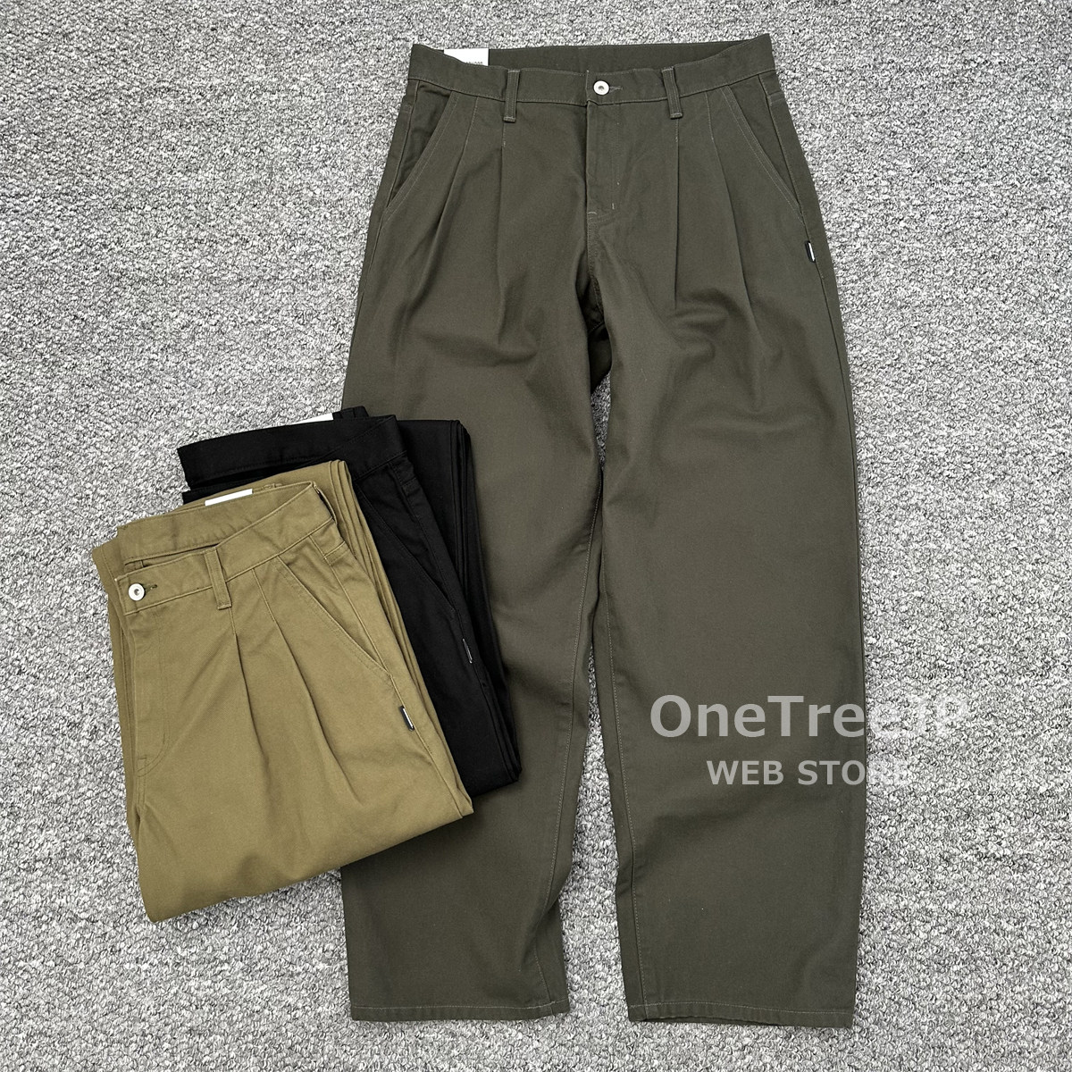 国仓NEIGHBORHOOD BAGGY SILHOUETTE TWO TUCK 工装休闲裤25AW评价- 淘宝网