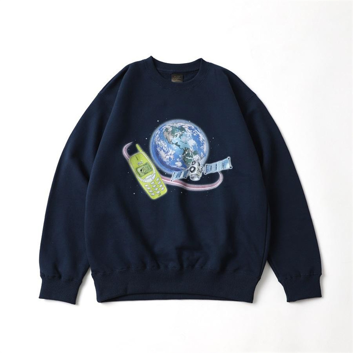 A tree Boys In Toyland × 2G MOBILE PHONE Earth Satellite Round thick cotton T 22SS