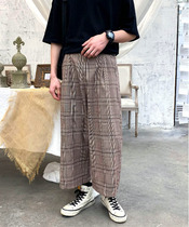 Yishu NEOS wide leg pants Tooling Street fashion pants Casual straight pocket pants