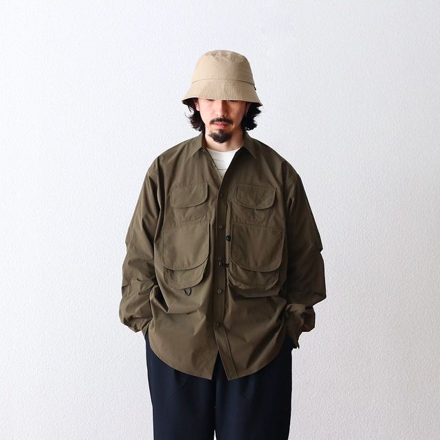 DAIWA PIER39 TECH NEW ANGLERS SHIRTS L S 22S FUNCTIONAL POCKET LONG SLEEVE SHIRT